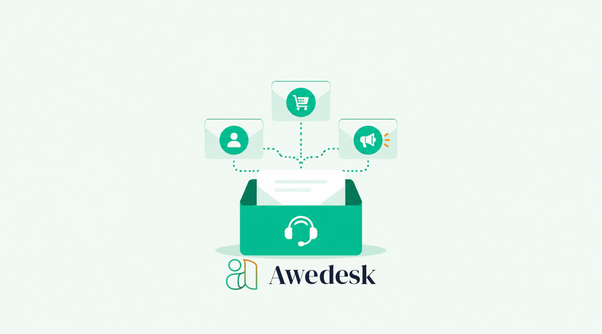 How to Use Multiple Inboxes in Awedesk for Better Support Workflows